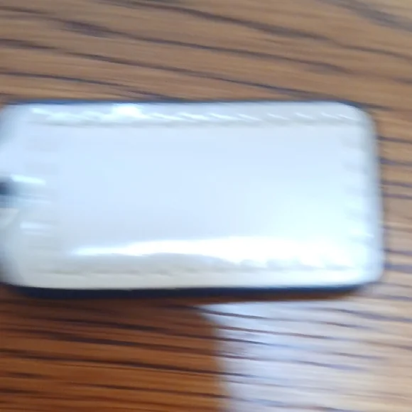 Coach Ivory Leather Keychain/Bag Charm Set 1.5 - Picture 3 of 5